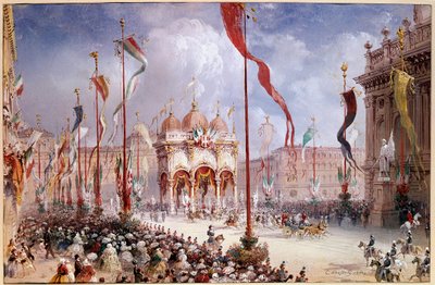 Risorgimento - Victor-Emmanuel II (Victor-Emmanuel) (Vittorio Emanuele) (1820-1878) 02/04/1860 tarihinde İtalyan Parlamentosu