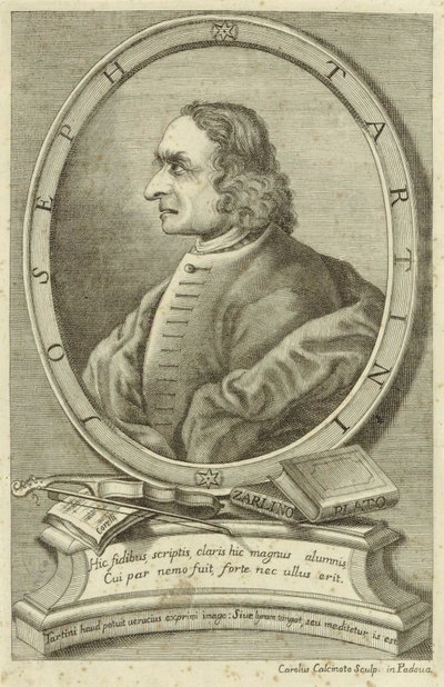 Tasvir edilen kişi:  Giuseppe Tartini by Carlo Calcinotto