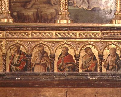 Beş Havari, San Martino poliptiğinin predella