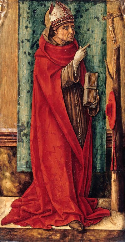 Aziz Bonaventure, c. 1490 by Carlo Crivelli