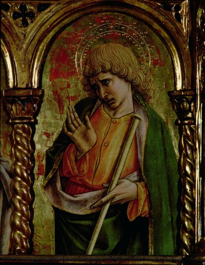 St. James the Less, SantEmidio poliptiğinden detay, 76636 panel detayında 1473 tempera by Carlo Crivelli