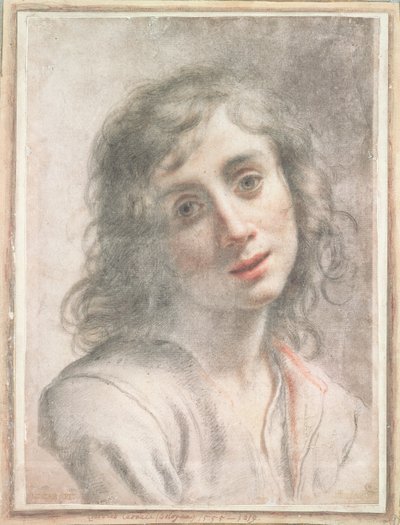 Aziz John Büstü, (pastel) by Carlo Dolci
