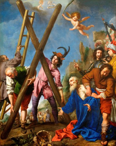 Aziz Andrew Şehitliğinden önce dua ediyor, 1643. by Carlo Dolci