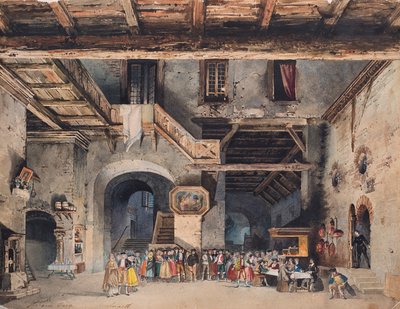 Opera için set tasarımı Giuseppe Verdi