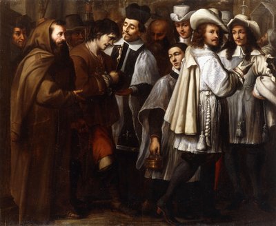 Darağacına kadar eşlik edilen bir adam by Carlo Francesco Nuvolone