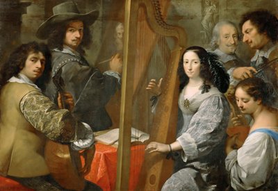 Aile ile Otoportre, c. 1650. by Carlo Francesco Nuvolone