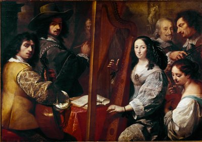 Ressamın ailesi Carlo Francesco Nuvolone (yaklaşık 1609-1662) 17. yüzyıl Güneşi tarafından resim. 126x180 cm Milano, Pinacoteca di Brera, İtalya by Carlo Francesco Nuvolone