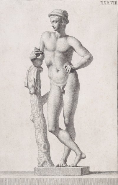 Merkür Heykeli, 1734 by Carlo Gregori