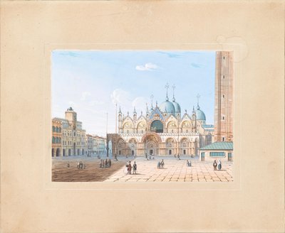 San Marco Meydanı ile San Marco Bazilikası by Carlo Grubacs