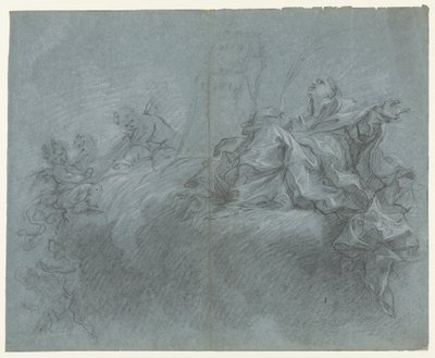 Bulutlarda meleklerle Madonna by Carlo Innocenzo Carlone (possibly)