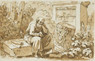 Frontispiece için Çizimden Şekil Orijinaline by Carlo Labruzzi
