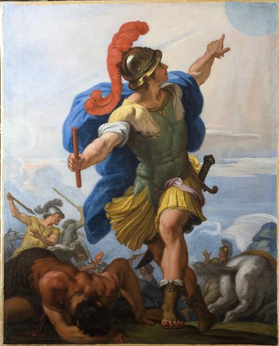 Joshua, Güneşe Hareketsiz Kalma Emri veriyor. by Carlo Maratta