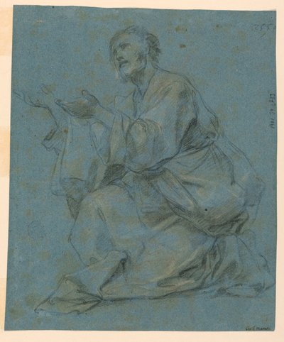 Çalışmalar: Oturan iki adam by Carlo Maratti