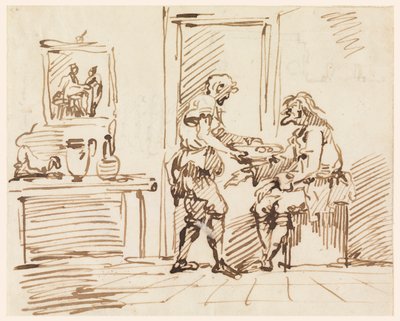 Bir tür sahnesi by Carlo Marchionni