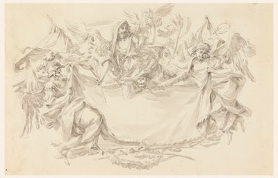 Bir yazıt yeri olarak bir bez için tasarım by Carlo Marchionni