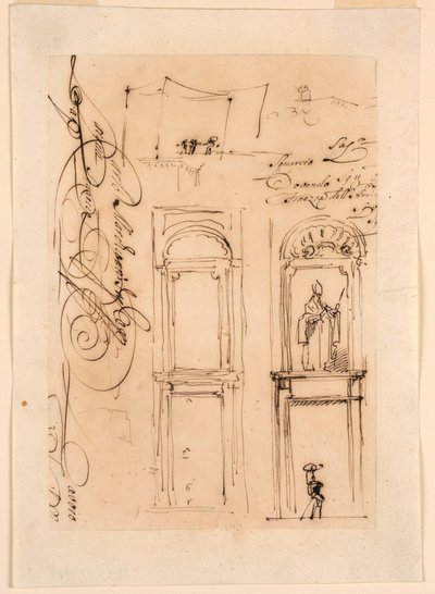 Çizim, Eskiz ve Senaryo, 1765 by Carlo Marchionni
