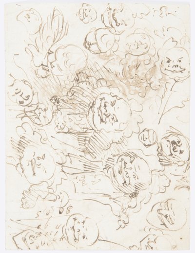 Çizim, Baş Çalışmaları, 1760-80 by Carlo Marchionni