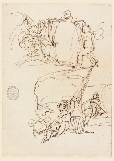 Çizim, Üç eskiz, 1775