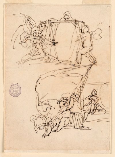 Çizim, Üç eskiz, 1775