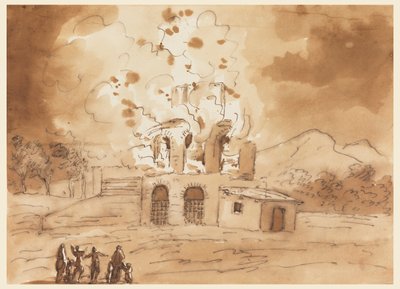 Yanan Kule ile Manzara by Carlo Marchionni