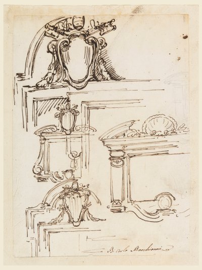 Tablet Çerçeveleri için Altı Eskiz by Carlo Marchionni