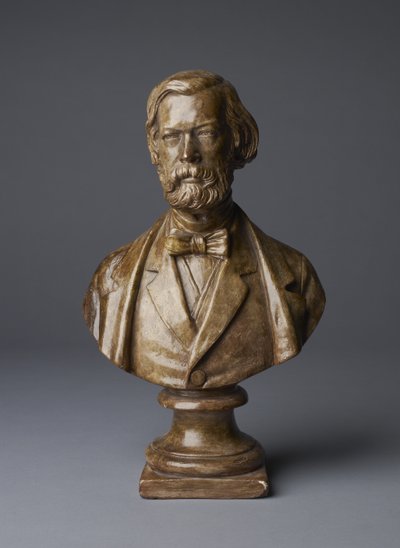 Sir John Charles Robinson büstü (alçı büst, bronz) by Carlo Marochetti