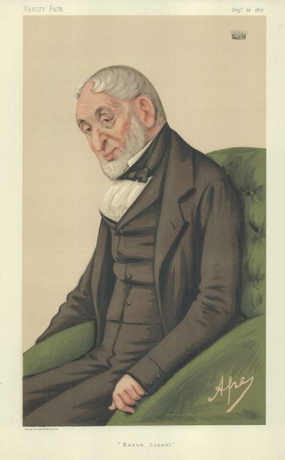 Barion Lionel Nathan de Rothschild by Carlo Pellegrini