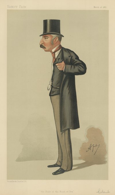 Kaptan John Colomb by Carlo Pellegrini
