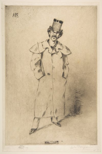 James McNeill Whistler, 19. yüzyıl. by Carlo Pellegrini