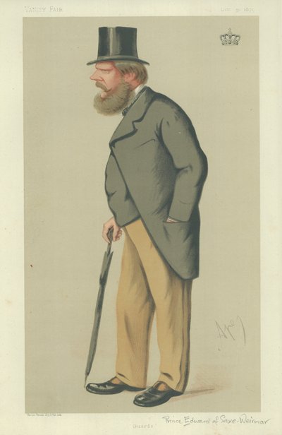 Saxe-Weimar Prensi Edward by Carlo Pellegrini