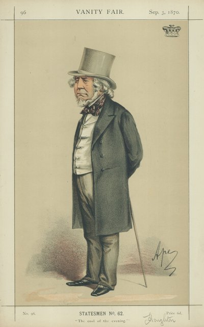 R M Milnes, Lord Houghton  by Carlo Pellegrini