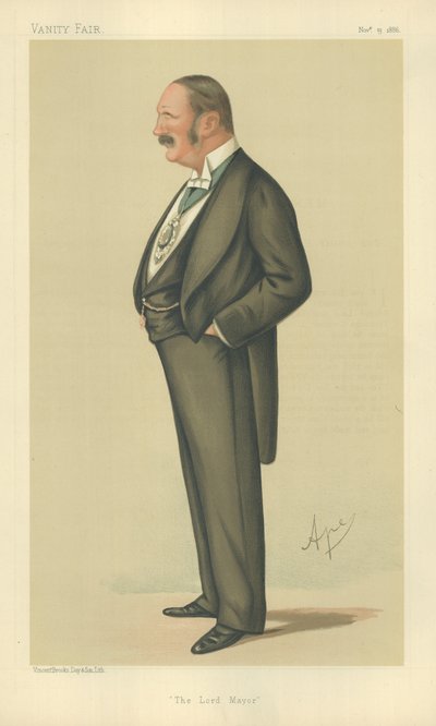 Sir Reginald Hanson, Sağ Hon Londra Belediye Başkanı by Carlo Pellegrini