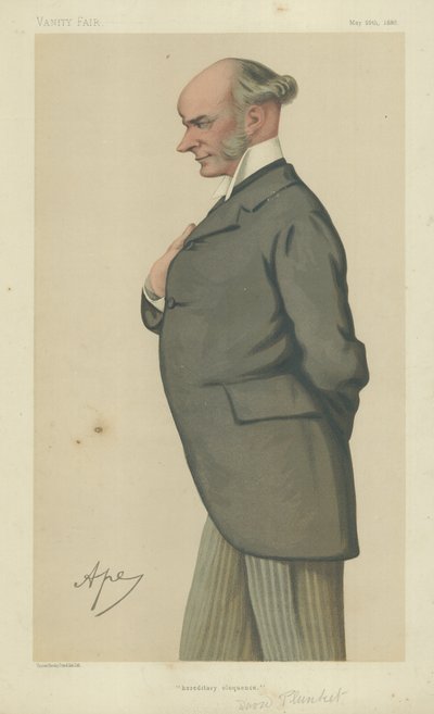 Sağ Hon David Plunket by Carlo Pellegrini