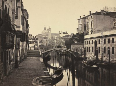 Venedik manzarası, c. 1860. by Carlo Ponti
