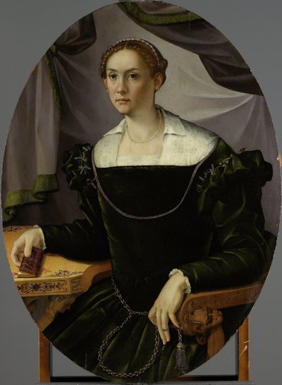 Bir Kadının Portresi by Carlo Portelli (attributed to)