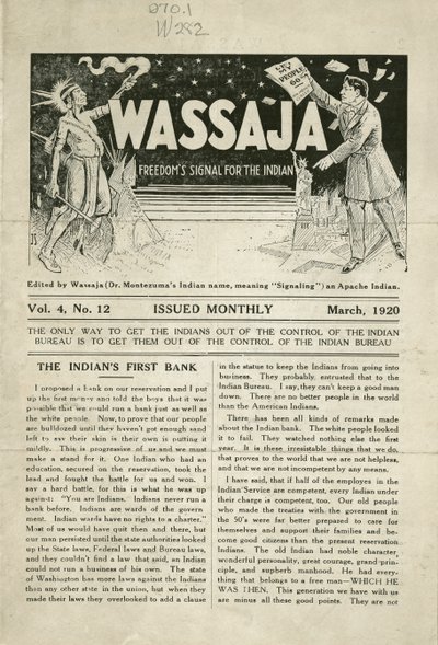 Wassaja, Cilt Sayısı. 4, Sayı 12 by Carlos Montezuma