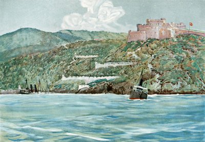 Santiago Limanı Girişi, 7 Temmuz 1898 by Carlton Theodore Chapman