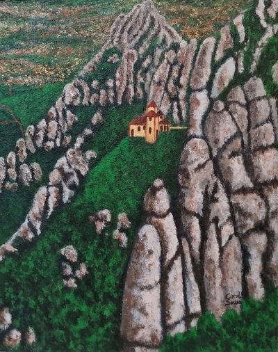 Santa Cova de Montserrat by Carol Sousa Cuello