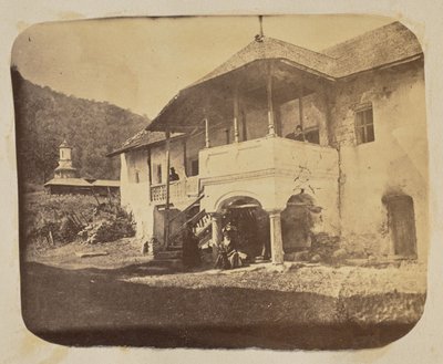 [The Holy Monastery of Cozia] by Carol Szathmari