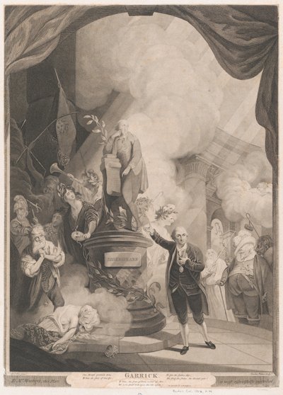 Garrick Jubilee Ode'yi Konuşuyor by Caroline Watson
