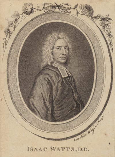 Isaac Watts, İngiliz Hıristiyan bakanı, ilahi yazarı ve ilahiyatçı by Caroline Watson