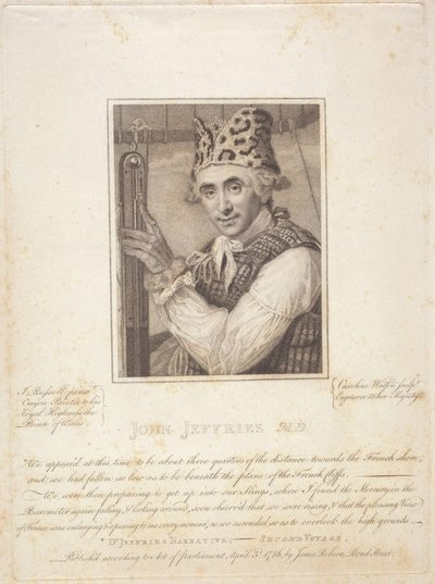 John Jeffries MD, 3 Nisan by Caroline and Russell John (1745 1806) Watson
