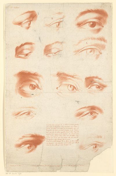 Gözlerin on üç çalışması 1er Cahier (nesne üzerine seri başlığı) by Carré