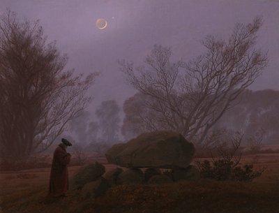 Alacakaranlıkta Bir Yürüyüş, 1830-1835 by Caspar David Friedrich