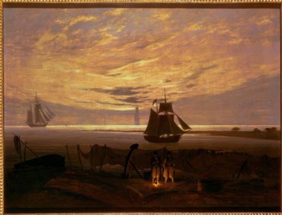 Abend am Ostseestrand by Caspar David Friedrich
