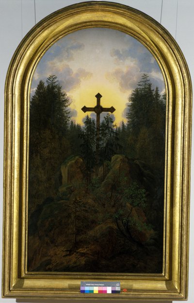 Dağlarda Haç, 1815-20 by Caspar David Friedrich