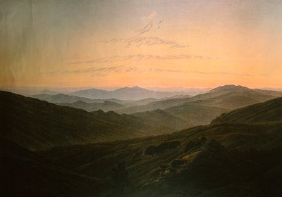 Şafak, Caspar David Friedrich (1774-1840) by Caspar David Friedrich
