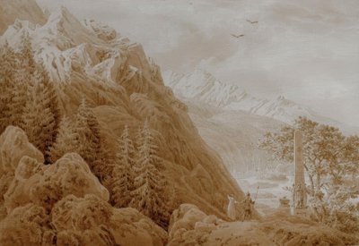 Sonbahar by Caspar David Friedrich