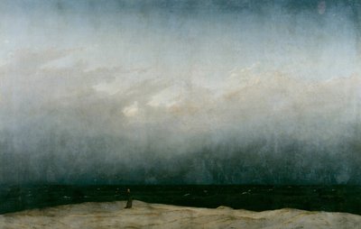 deniz kenarındaki keşiş by Caspar David Friedrich