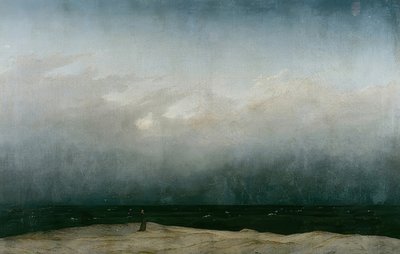 Deniz kenarındaki keşiş. 1808-1810 by Caspar David Friedrich